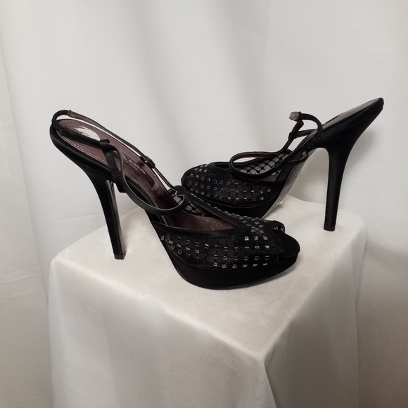 Nina (NWOT) platform black heels - Picture 5 of 8